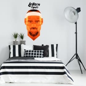 Lebron james basketball stickers