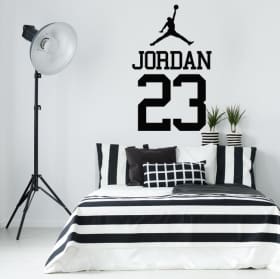 Decorative vinyl and stickers of michael jordan