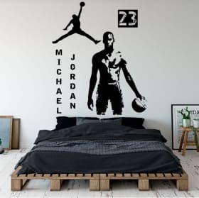 Wall stickers basketball player michael jordan