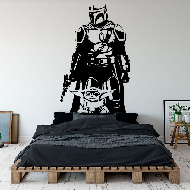 🥇 Decorative vinyl star wars the mandalorian 🥇