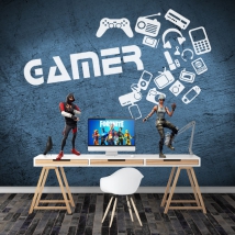 Vinyls and stickers videogames gamer