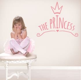 Decorative vinyl and stickers the princess