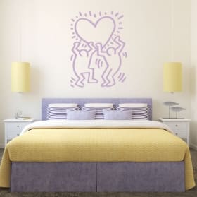 Decorative vinyl illustration keith haring