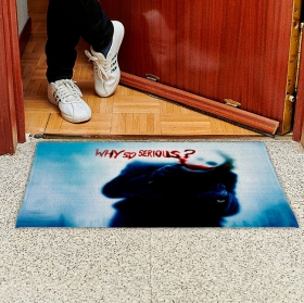 Batman joker why so serious rug
