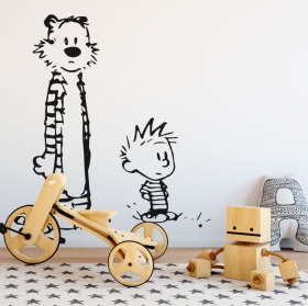 Decorative vinyl and stickers calvin and hobbes