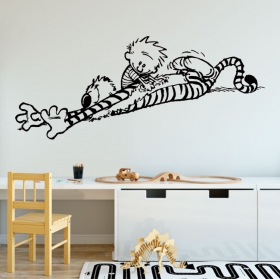 Adhesive vinyl and stickers calvin and hobbes