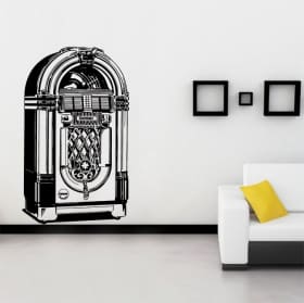Decorative vinyl jukebox