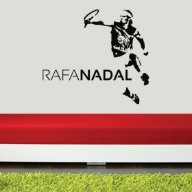Vinyl and stickers tennis rafa nadal