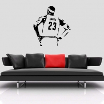 Vinyl and stickers basketball nba lebron james