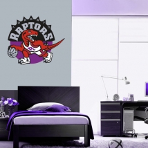 Vinyl and stickers basketball nba shield toronto raptors