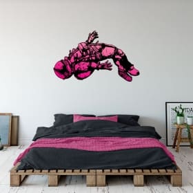 Decorative vinyls and stickers astronaut