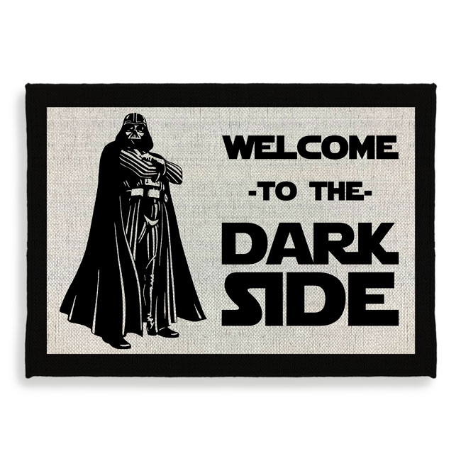 Alfombra o felpudo star wars welcome to the dark side