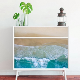 Vinyls to decorate furniture or cabinets beach shore