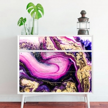 Vinyl for furniture or cabinets colored stones