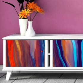 Vinyls to decorate furniture or cabinets in stone colors