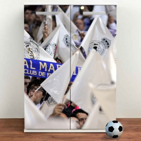 Vinyls for furniture and cabinets real madrid flags