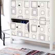 Vinyls for furniture and cabinets retro style