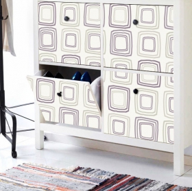 Vinyls for furniture and cabinets retro style