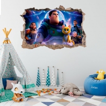 Vinyl disney lightyear hole 3d