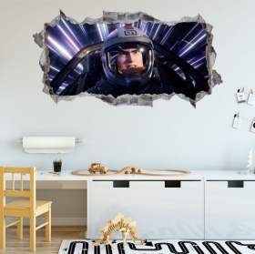 Decorative vinyl disney lightyear 3d