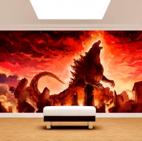 Godzilla wallpaper or mural