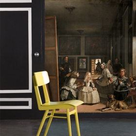 Wall mural or wallpaper painting meninas vel&aacute;zquez