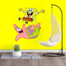 Photomural or wallpaper spongebob patricio