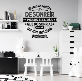 Vinyls motivation phrase charles chaplin