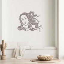 Decorative vinyls face of venus sandro botticelli