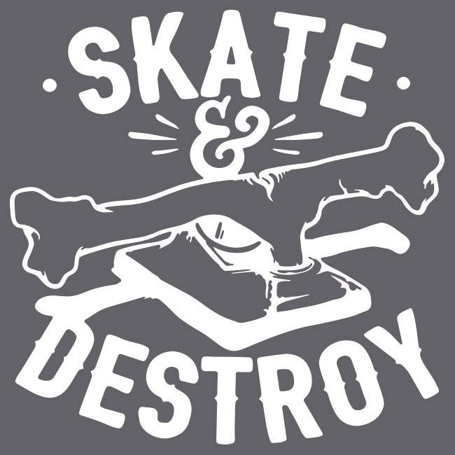 🥇 Vinyls and stickers skate and destroy 🥇