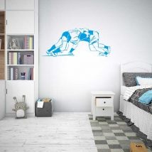 Rugby scrum decorative vinyls