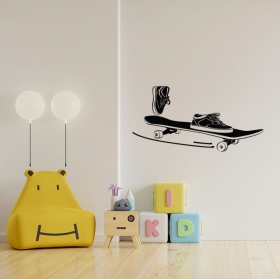 Decorative vinyl stickers skateboards and sneakers