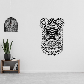 Japanese tiger vinyl stickers