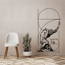 Roman farnese atlas sculpture adhesive vinyls