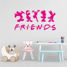 Disney friends vinyl stickers