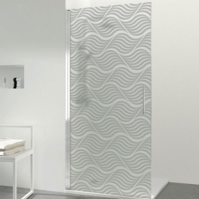 Vinyl decals for partitions with geometric shapes