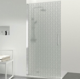 Adhesive vinyl for bathroom screens