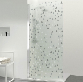 Vinyl for screens colored triangles